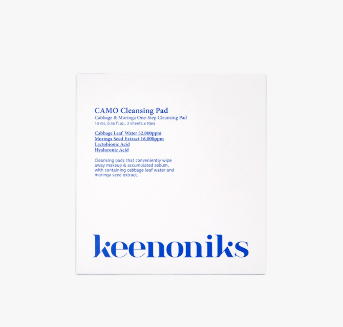 KEENONIKS Camo Cleansing Pad Pouch Set 2pc X10 (Total 20sheets)