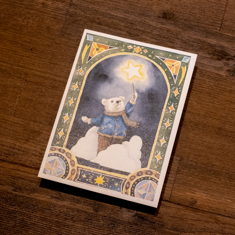 一氏夫婦 Escouple｜明信片｜福星高照