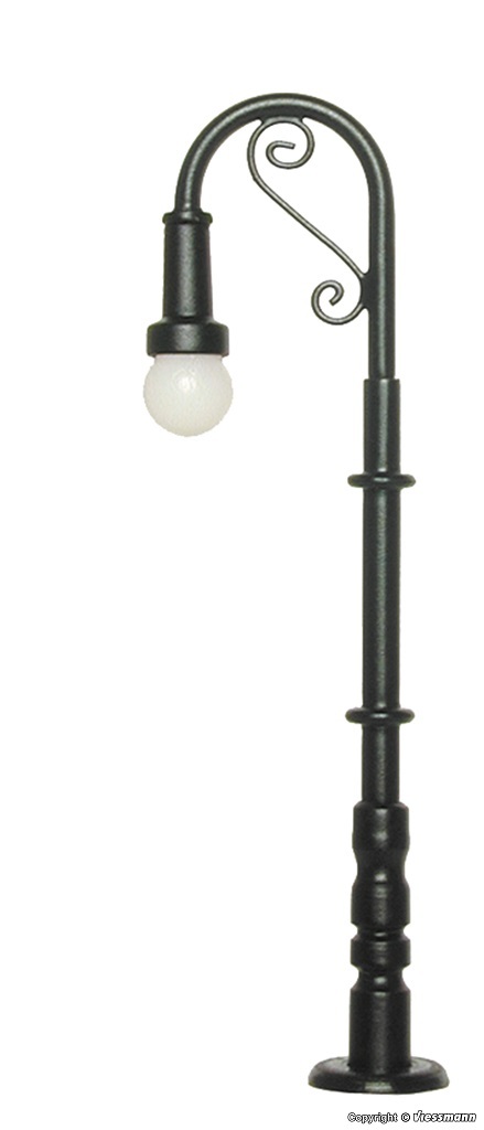 Viessmann 6020 HO規 Park lamp 公園路燈.LED暖白