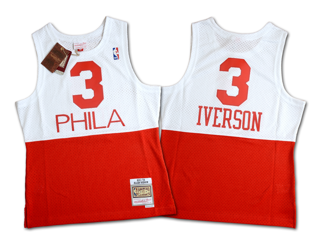 Mitchell & Ness 費城76人隊 Allen Iverson 2003-2004 復刻 Swingman 球衣