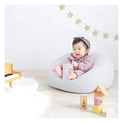 richell 毛泵浦充氣充氣學習椅-充氣絨布面