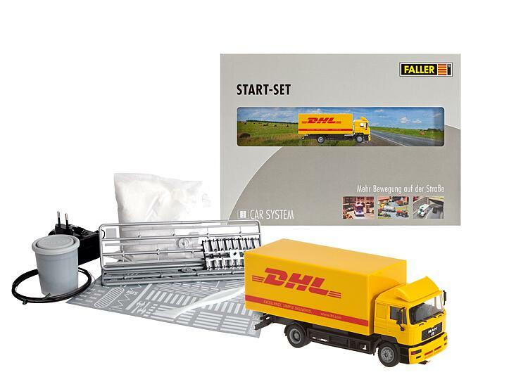 Faller 161607 HO規 DHL lorry 自走巴士 DHL貨車