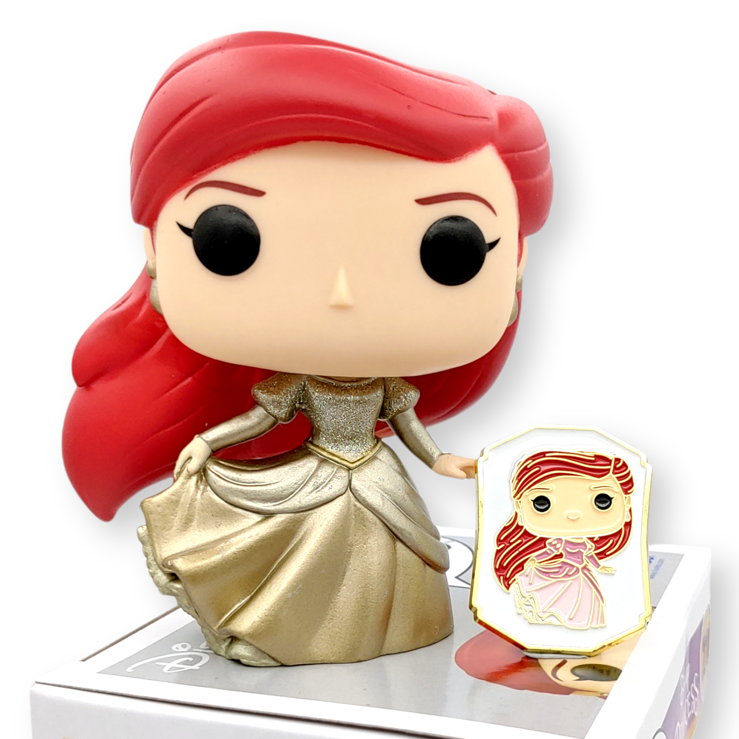 FUNKO POP終極公主<小魚仙>人魚公主(金鑽版連襟章) -No.220