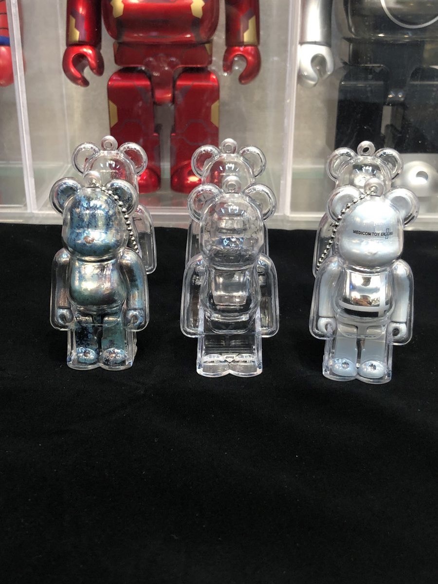 Bearbrick Be@rbrick 100% 公仔 保護殼 玩具 透明 掛件 鑰匙扣 包掛 盲盒 項鍊掛飾 庫柏力克熊