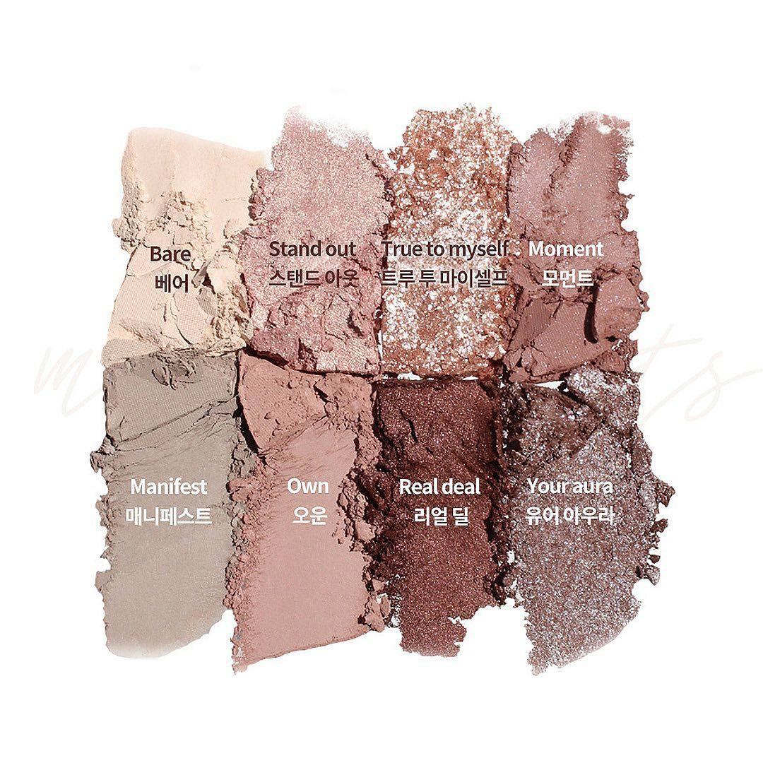 [ Heart Percent ] Dote On Mood Eye Palette - #01 Rose Facets