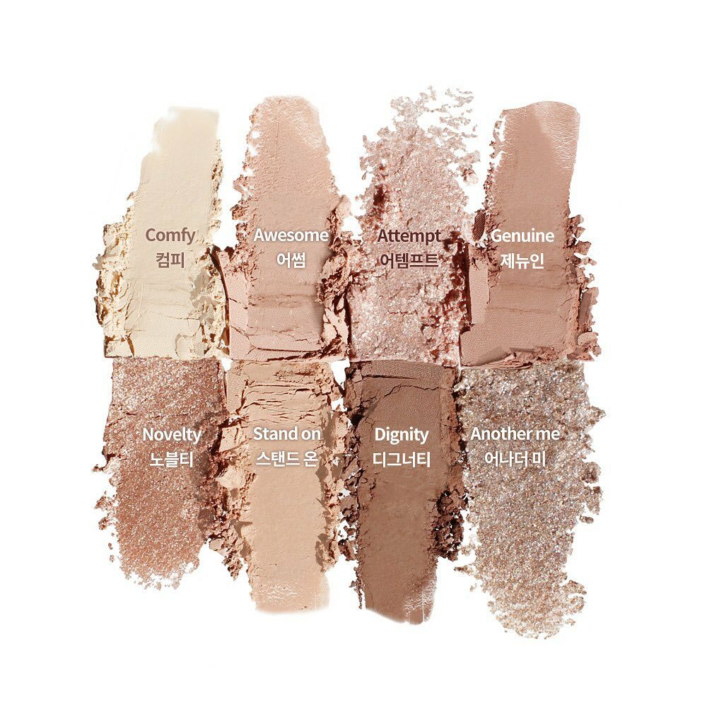 [ Heart Percent ] Dote On Mood Eye Palette - #04 Another Nude Facets (Renewal)