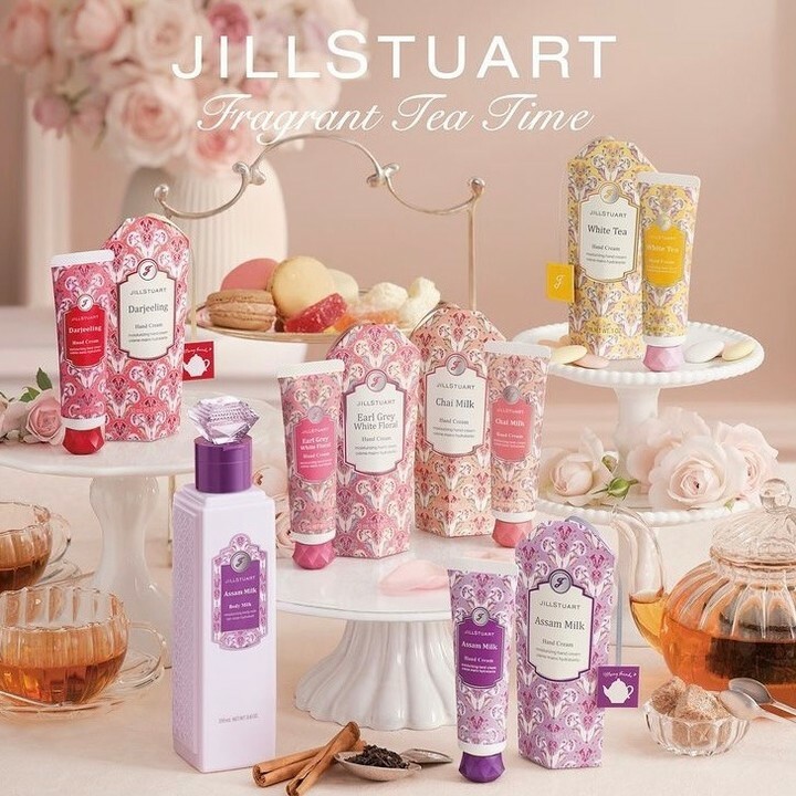 JILL STUART Fragrance Tea Time lifestyle limited items ✨ JILL STUART Hand Cream ✨ Body Milk Assam Milk 250ml