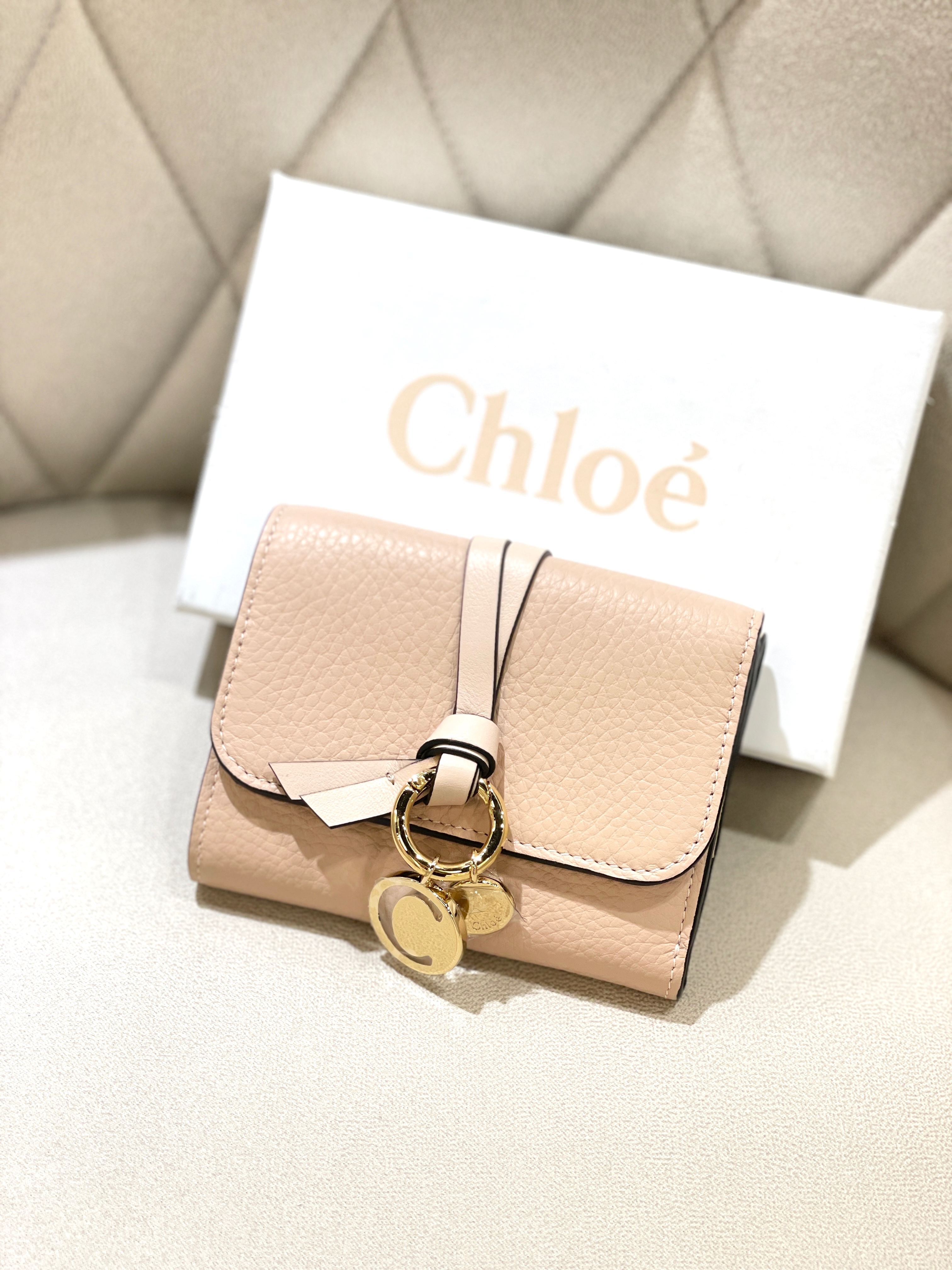 CHLOE Alphabet Small Trifold Wallet