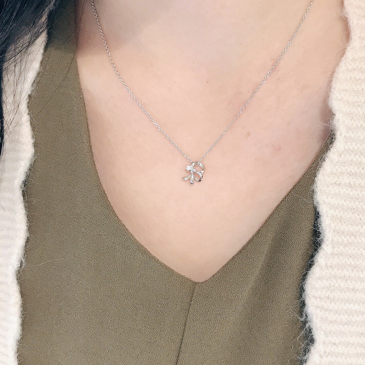 小清新花束 純銀項鍊