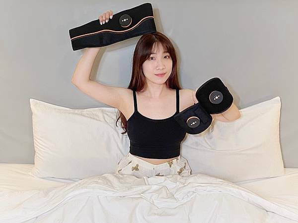 熊貝兒推薦微電流炫腹爆汗健身按摩腰帶手臂，懶人必備