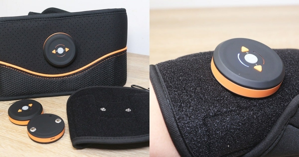 飯糰家族推薦微電流炫腹爆汗健身按摩腰帶手臂，懶人必備