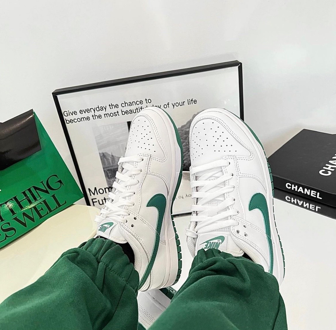 <線上SALE❤️‍🔥>Nike Dunk Low  BV復古白綠 (DD1503112)