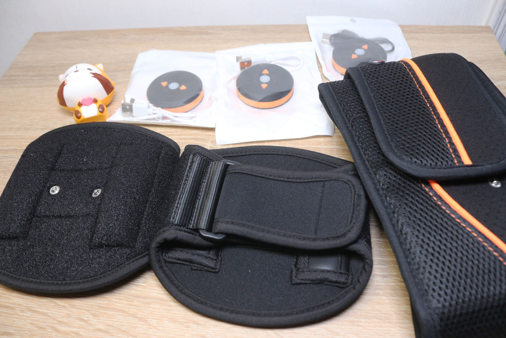 飯糰家族推薦微電流炫腹爆汗健身按摩腰帶手臂，懶人必備