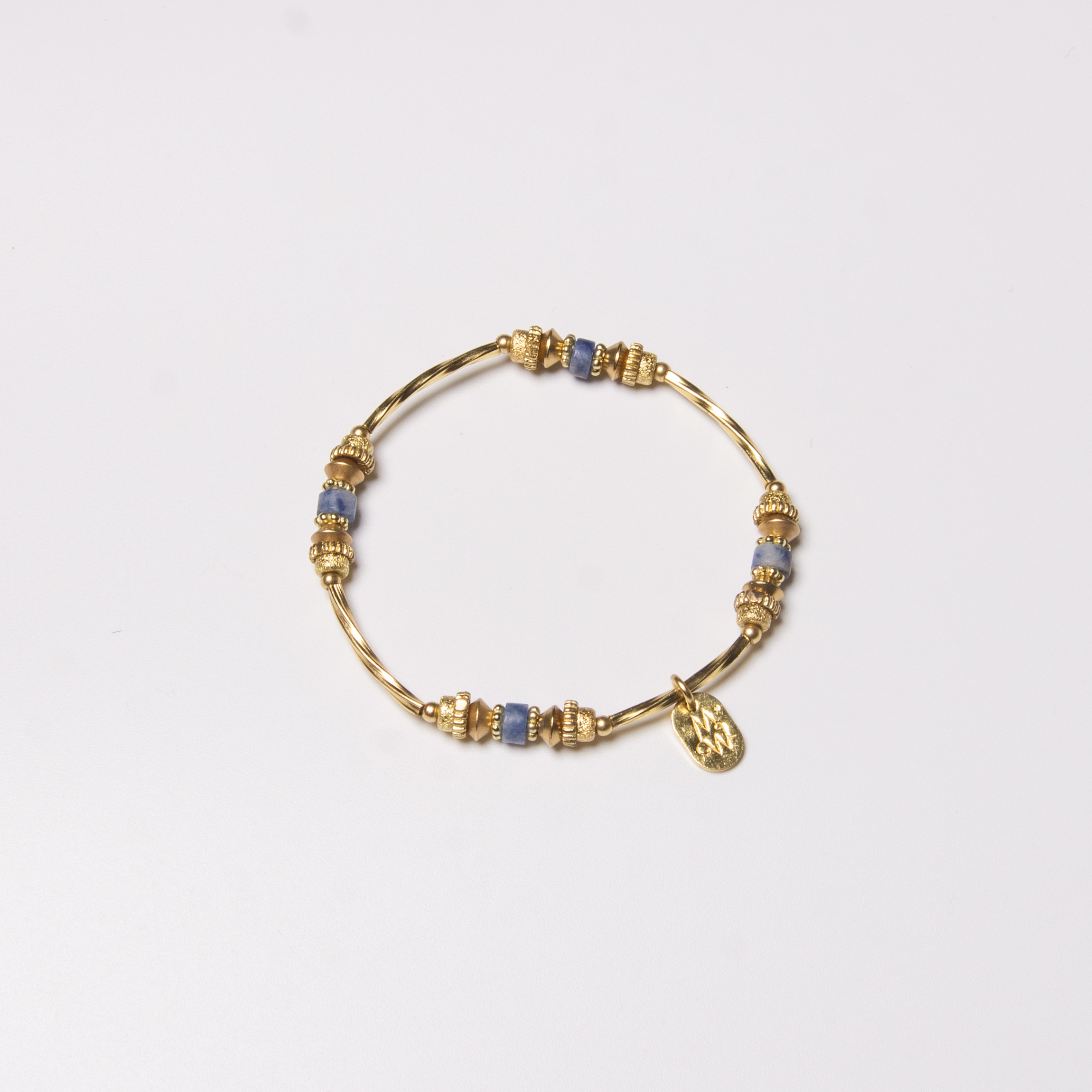 倫敦假期｜蘇打石黃銅手鍊 C1411