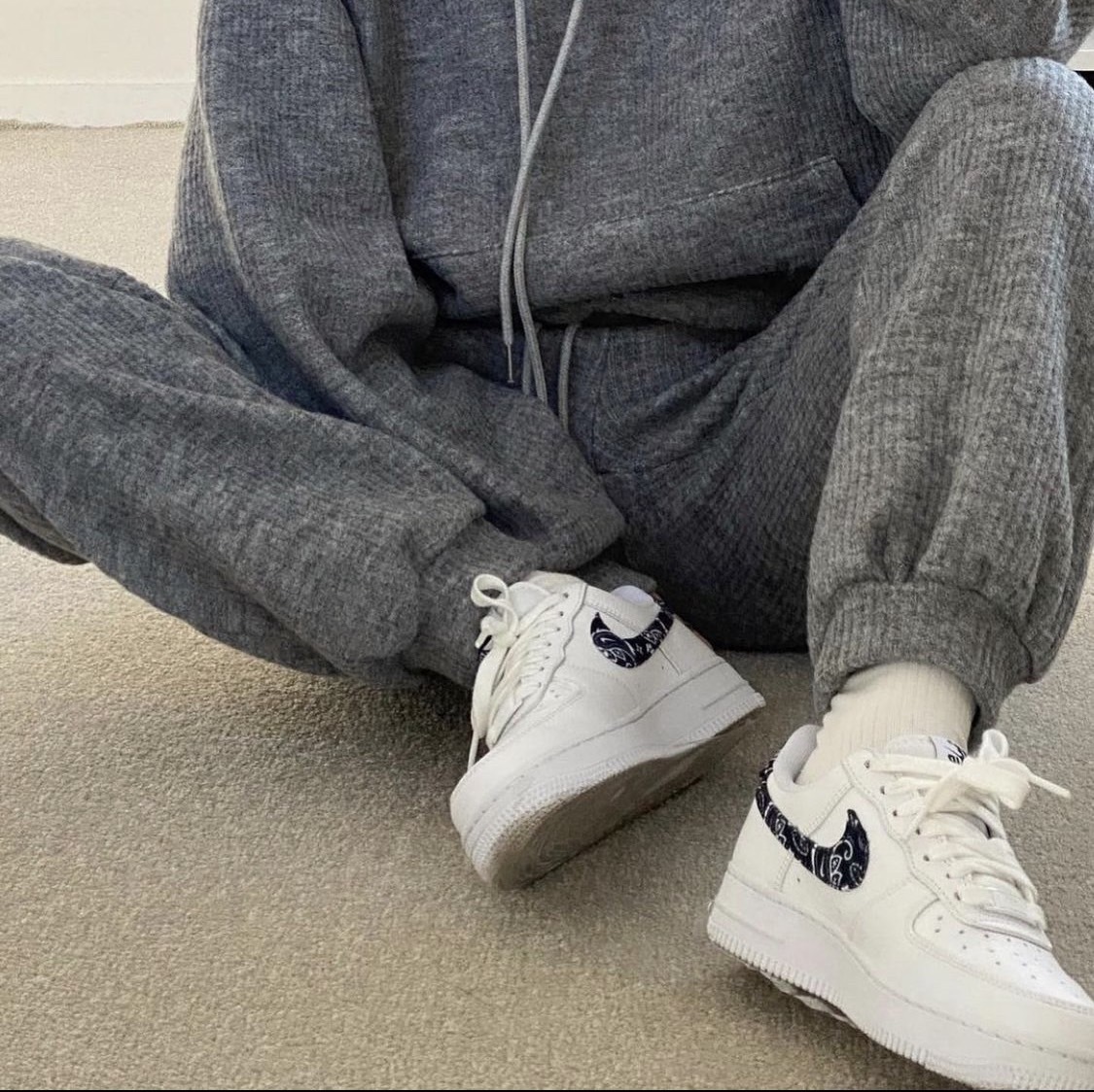 Nike Air Force 1Low "Black Paisley" 黑勾變形蟲 (DH4406101)