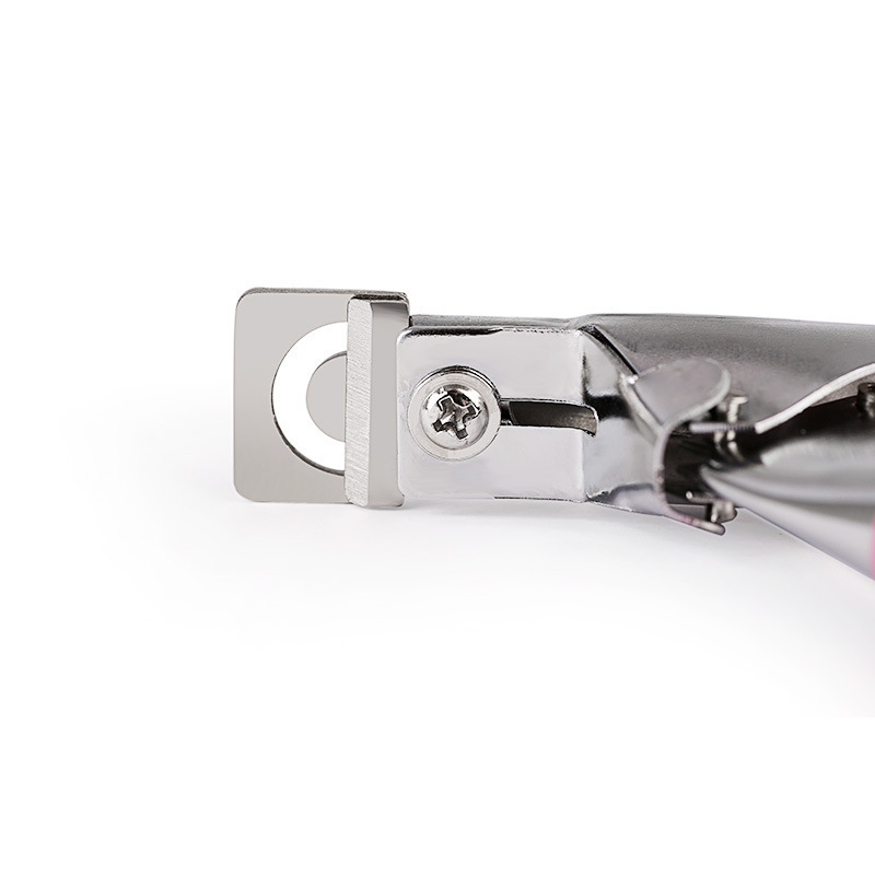 美甲一字剪 /  U型剪 (粉紅色)