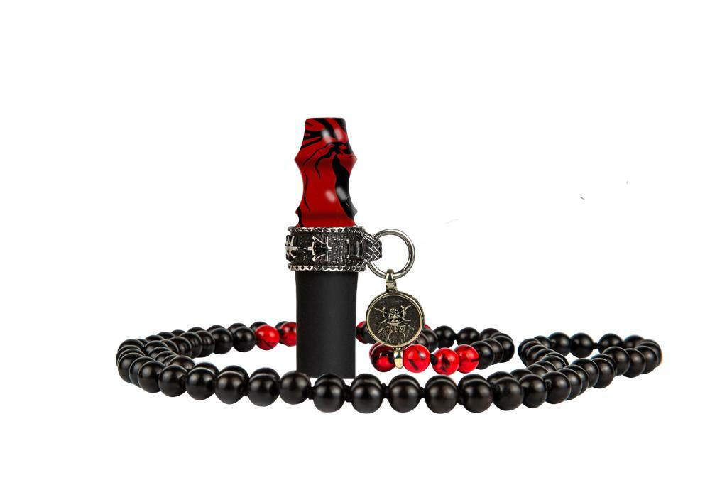 Japona Mouth Tip Samurai Beads Red