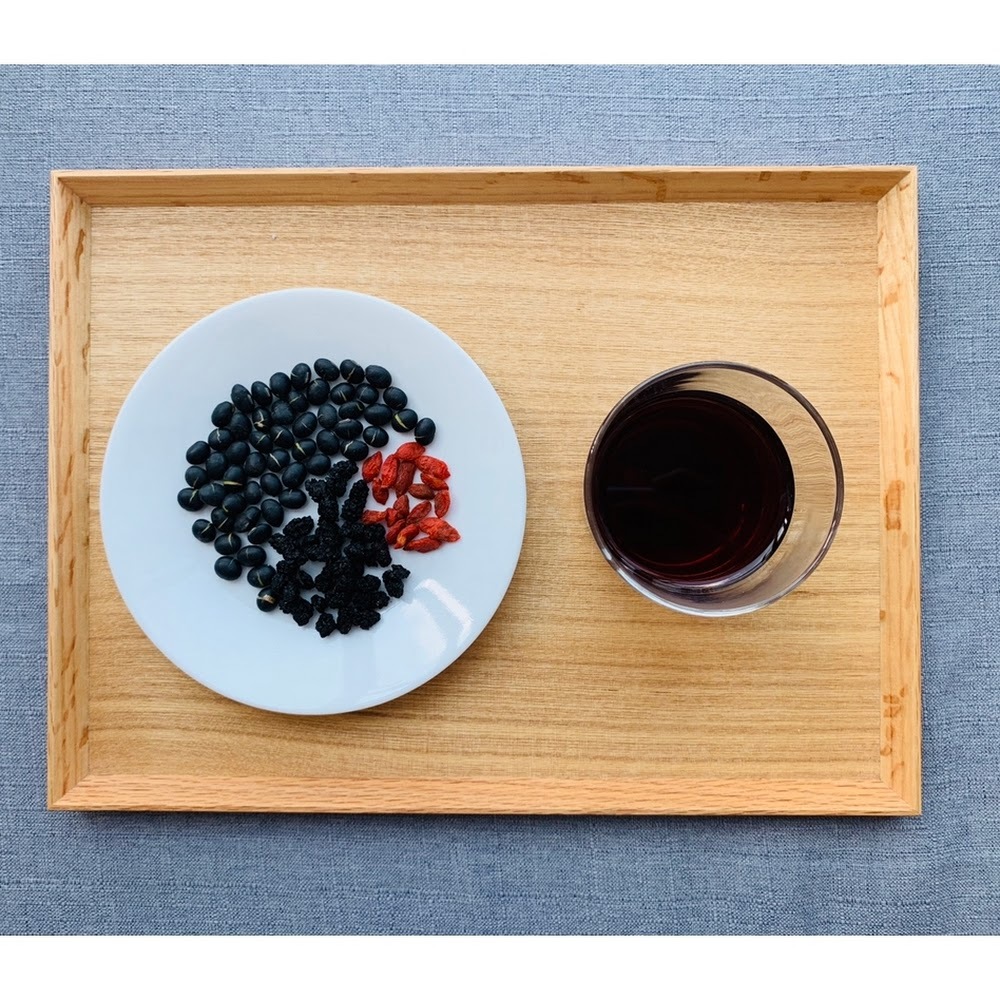 桑椹黑豆杞子茶(補腎補血，袪濕排毒，烏髮防脫髮)