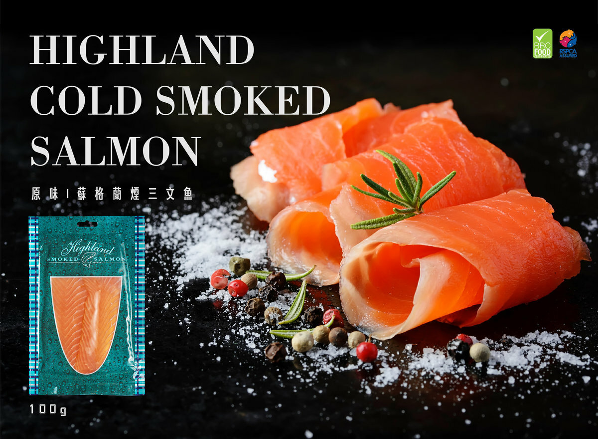 蘇格蘭北歐古法煙三文魚 100g(原味)