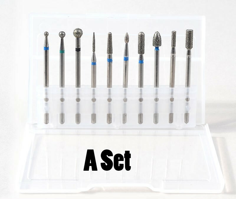 俄式修甲鑽頭 10支套裝