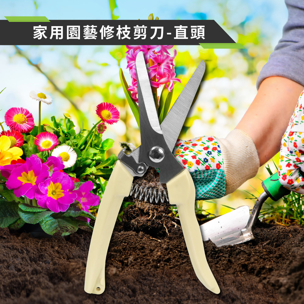 家用園藝修枝剪刀-直頭