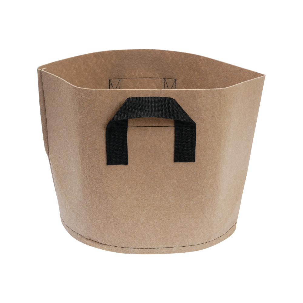 植物種植袋套盆袋5加侖駝色-2入