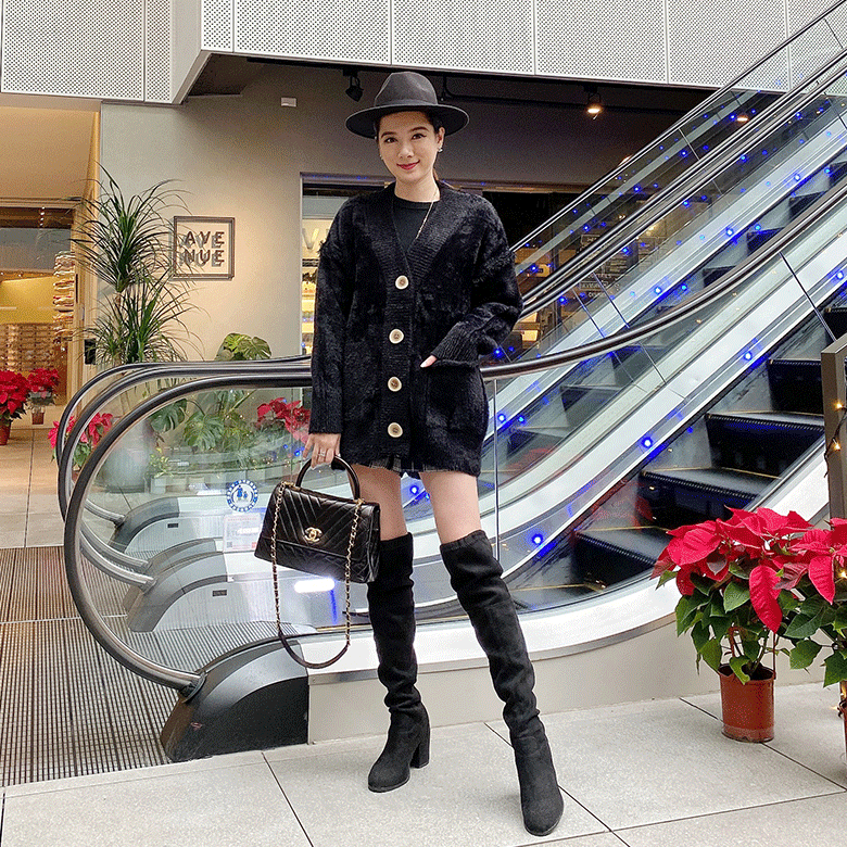 Party毛海針織外套