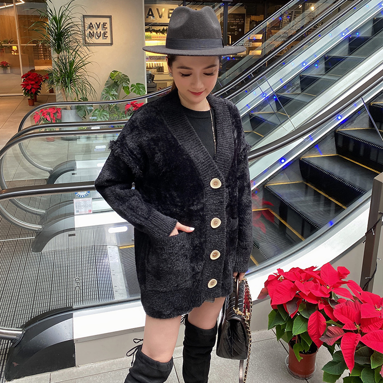 Party毛海針織外套