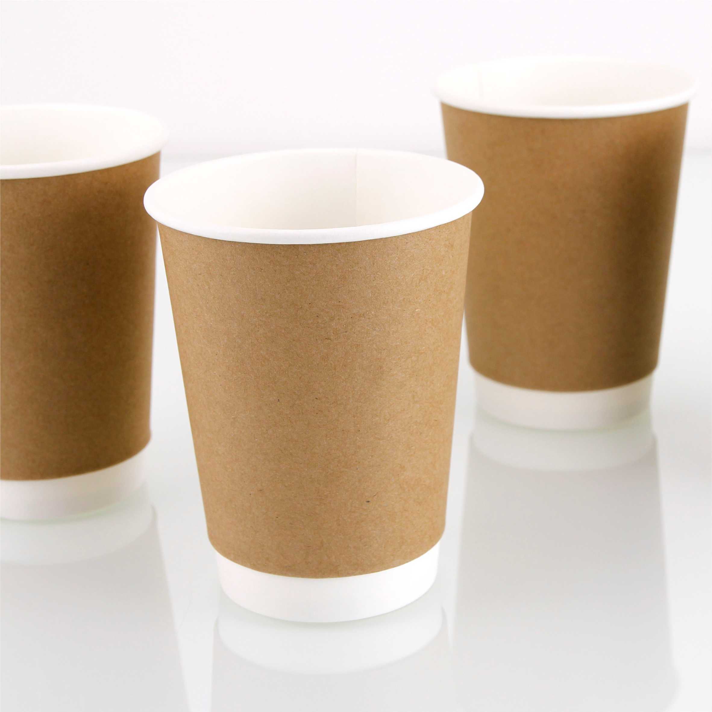 公版雙層中空杯 12oz 牛皮