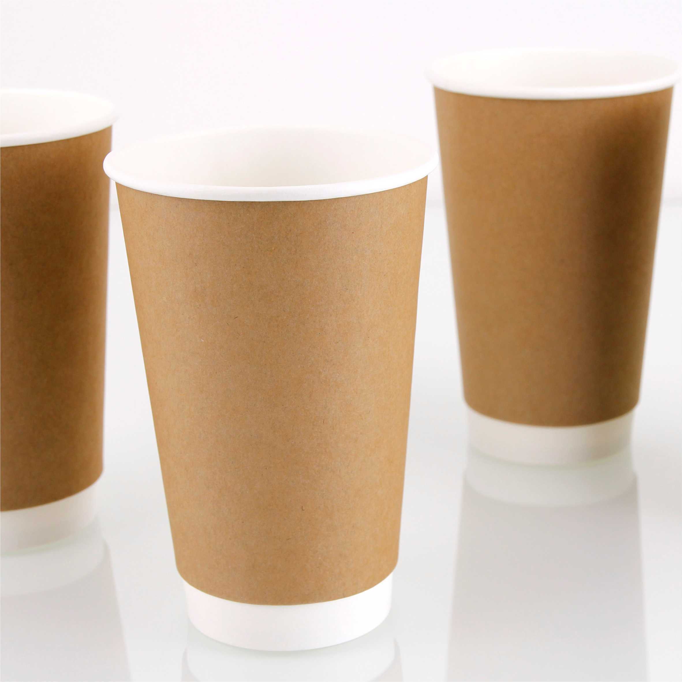 公版雙層中空杯 16oz 牛皮