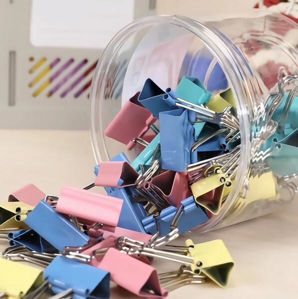 長尾夾 | 15 19 25 32 41 51mm 夾子 燕尾夾 票據夾 文件夾 鐵夾 文具 辦公【輕鬆購五金百貨】