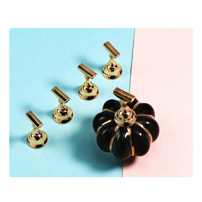 南瓜套裝款-美甲練習底座/甲片座工具/甲片練習甲托 -黑色