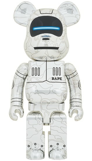 BE@RBRICK SORAYAMA × BABY MILO(R) 1000％ GOLD Ver.& SILV