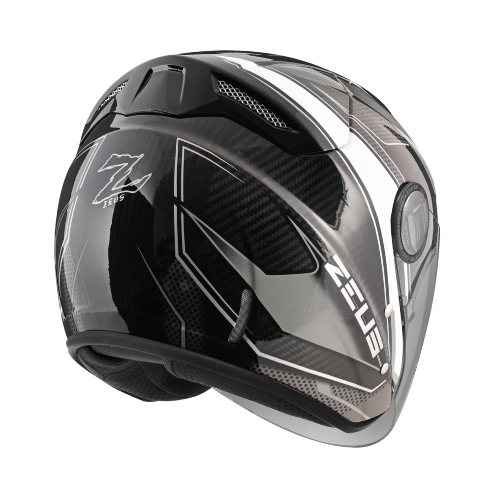 ZEUS ZS 625 天能 FF25 碳纖維/灰 3/4罩