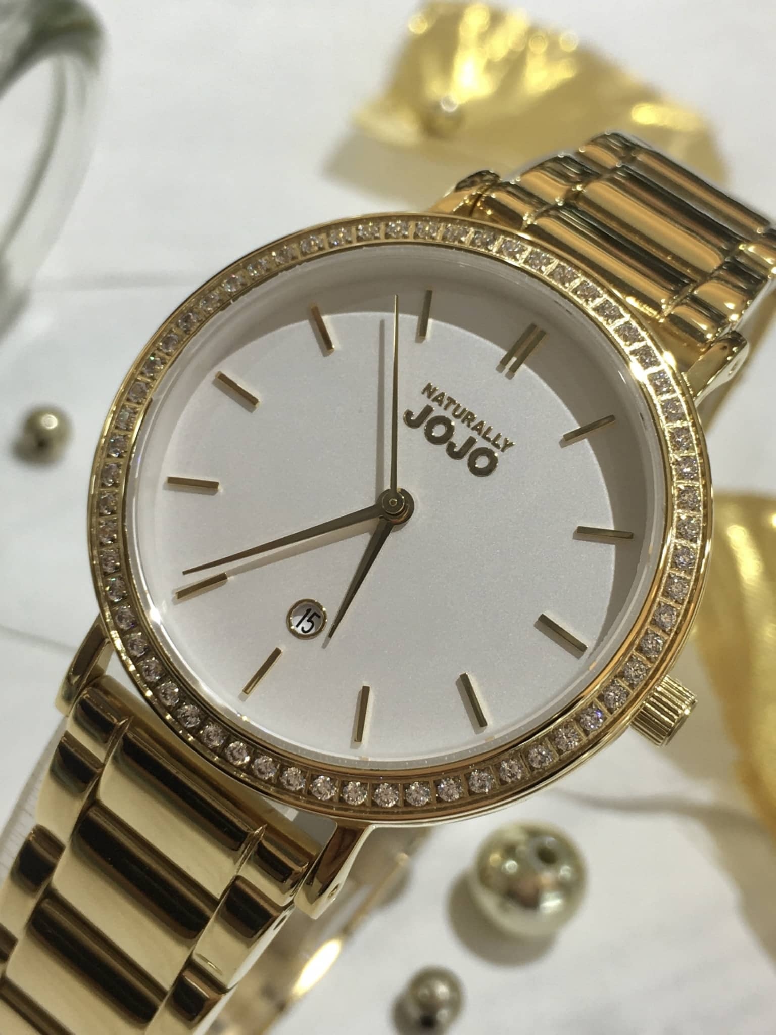 【NATURALLY JOJO】極簡美學不鏽鋼腕錶- JO96981-80K 34mm 現代鐘錶