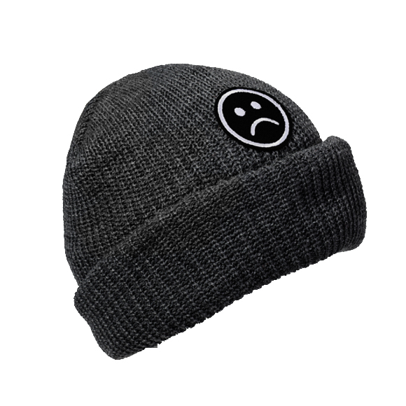 【HTXM002】笑臉惡搞款三孔套頭設計毛帽