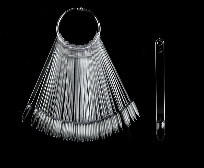 獨立練習甲片 / 色版甲片 -2色 / 橢圓形50支