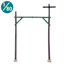 Tomytec 情景小物 80 HOe規 架線柱 A