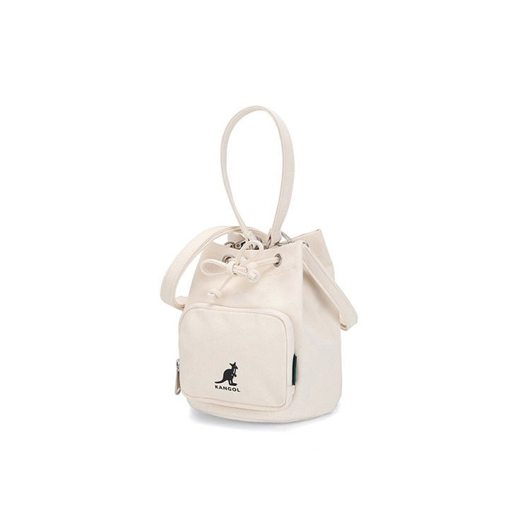 <韓國代購> KANGOL LUCKY CANVAS BUCKET BAG