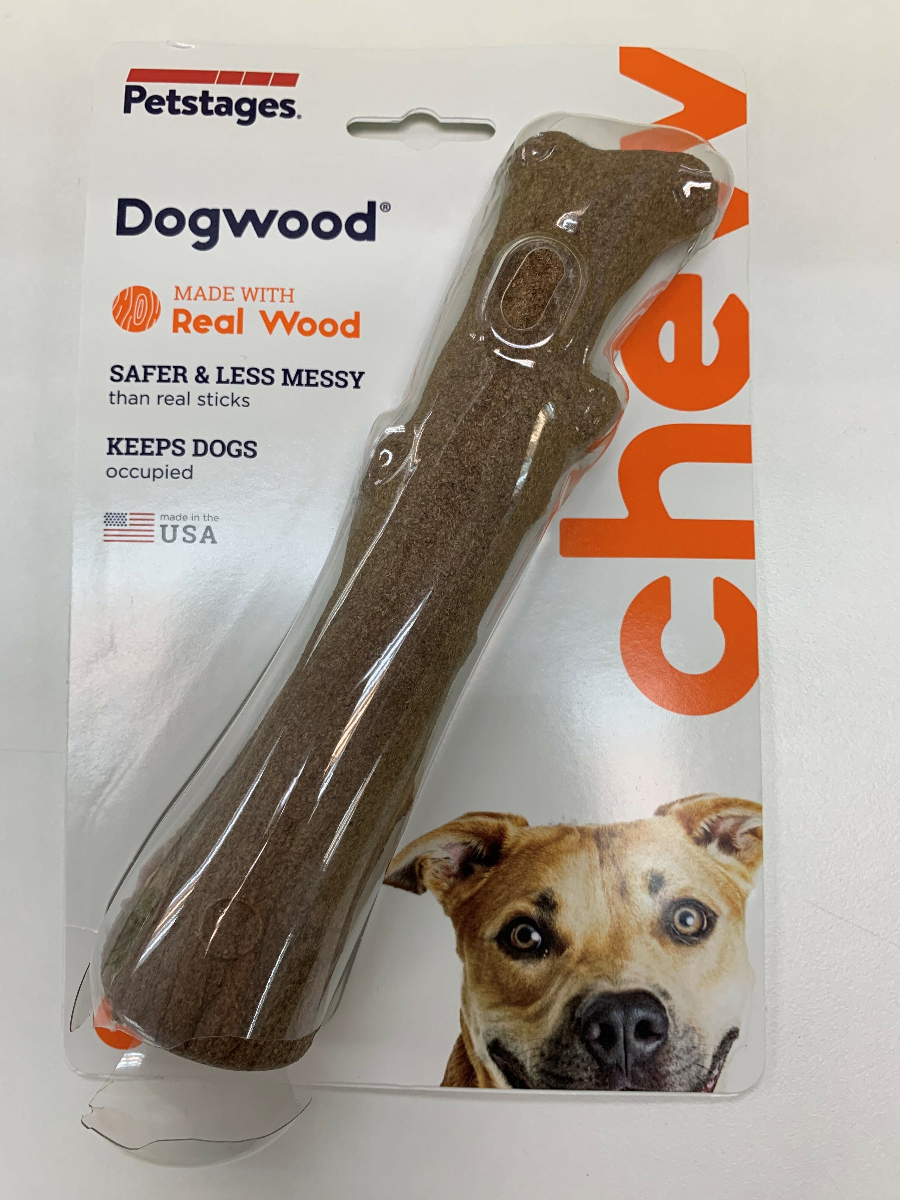 原木味耐咬木頭潔齒骨(中)【包裝輕微破損】