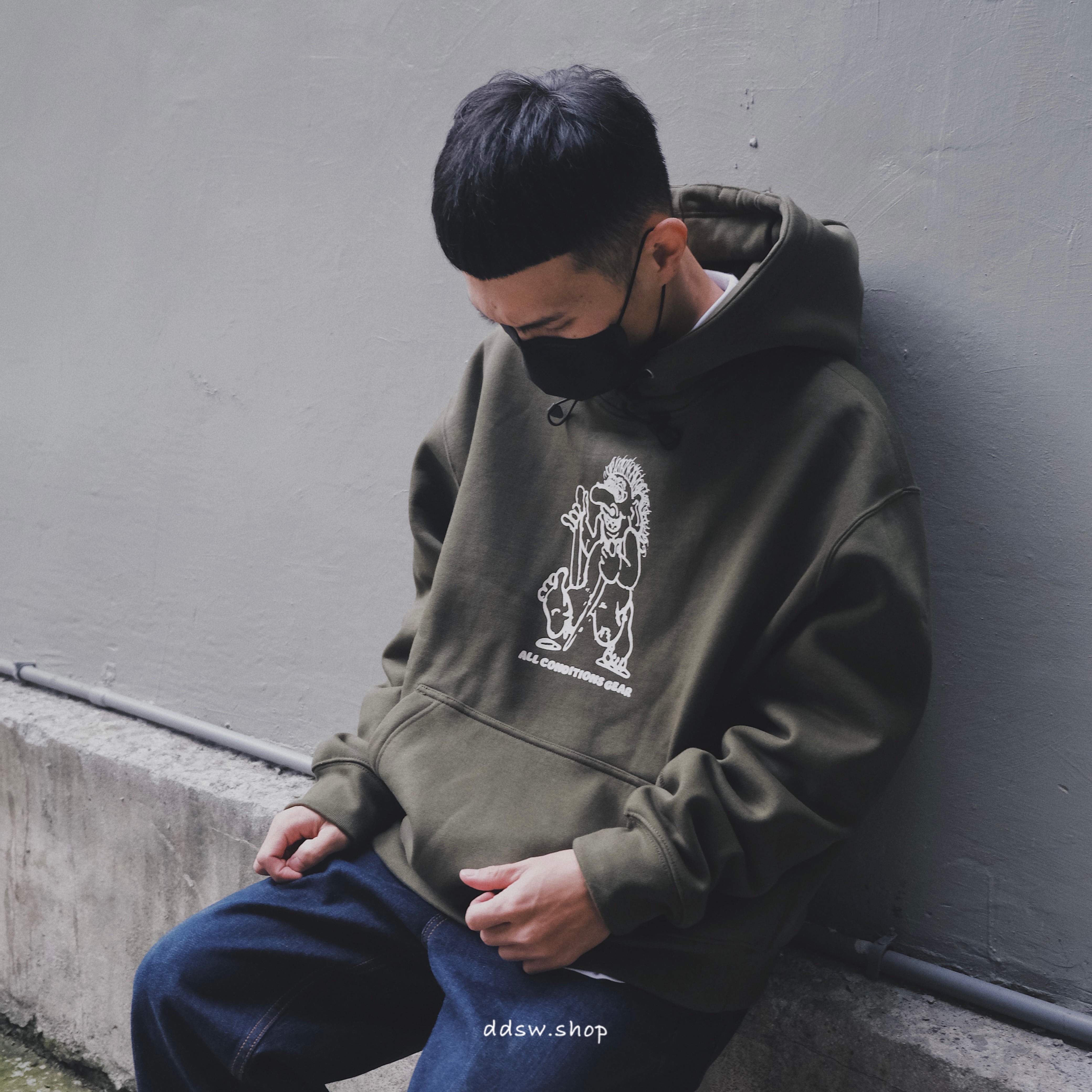 "代購" Nike ACG Therma 帽T 野人厚磅帽T 內刷毛 軍綠DJ1431-325