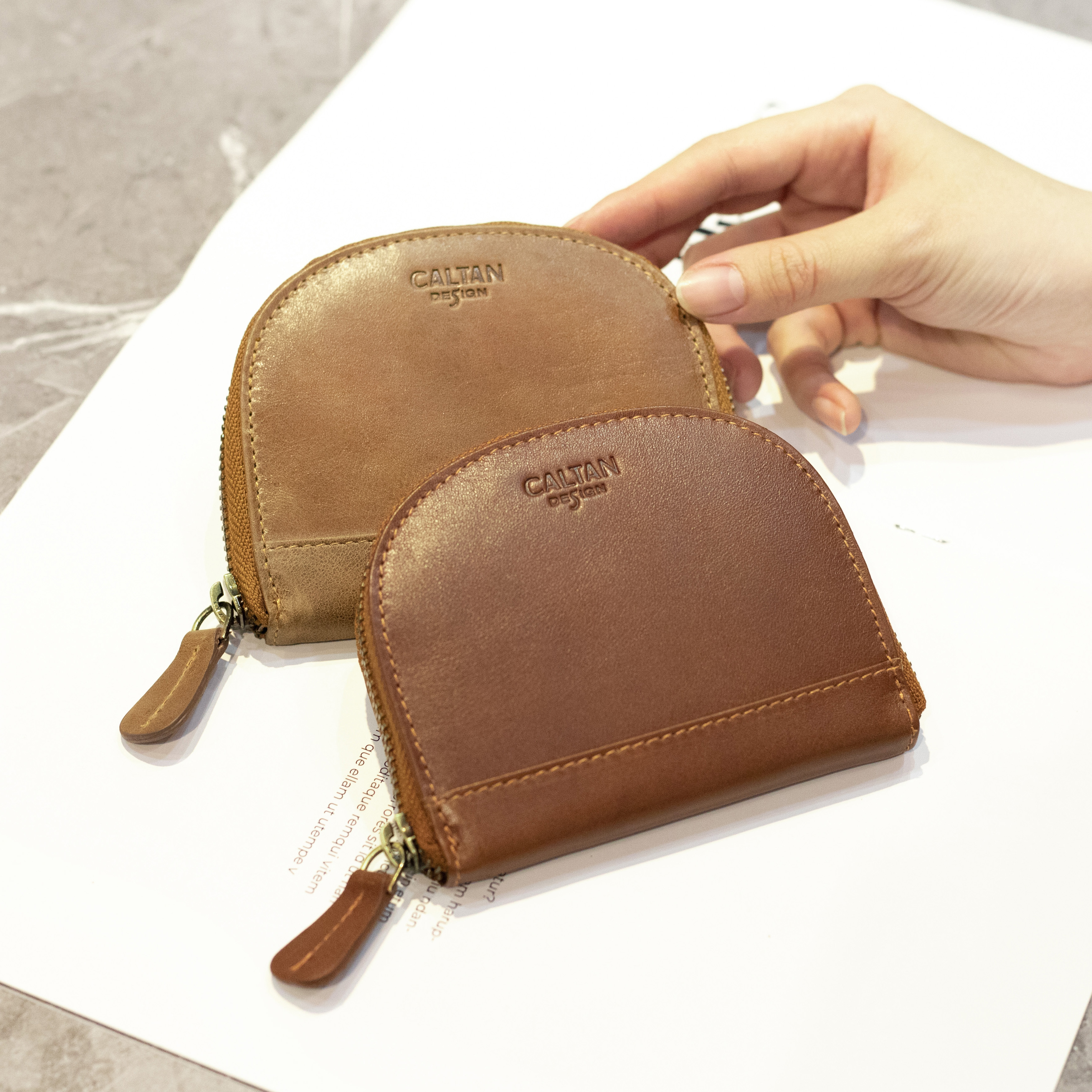 真皮半圓零錢包_三色(075072)