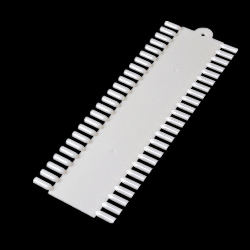 練習甲片 / 色版甲片 /1片48格 / 乳白色方形 -1片