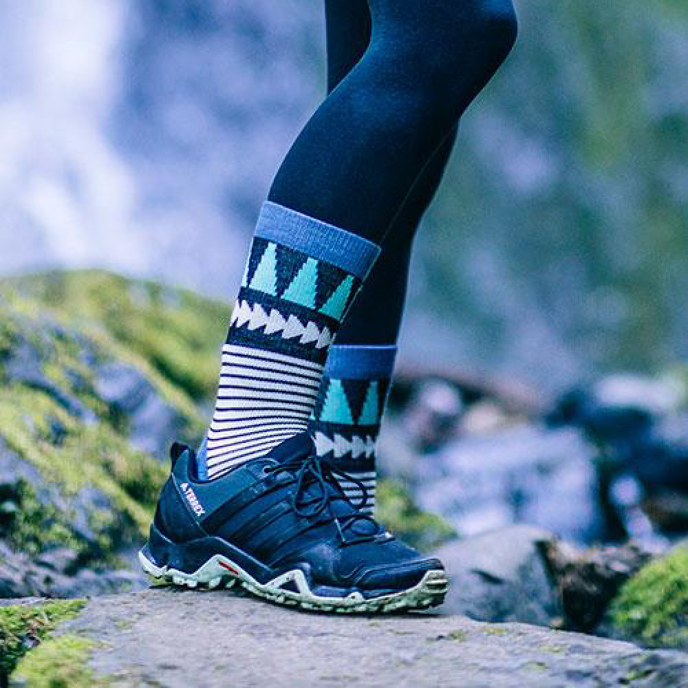 FITS 登山健行襪-羊毛襪 Women's Light Hiker Crew Trigon - F1055