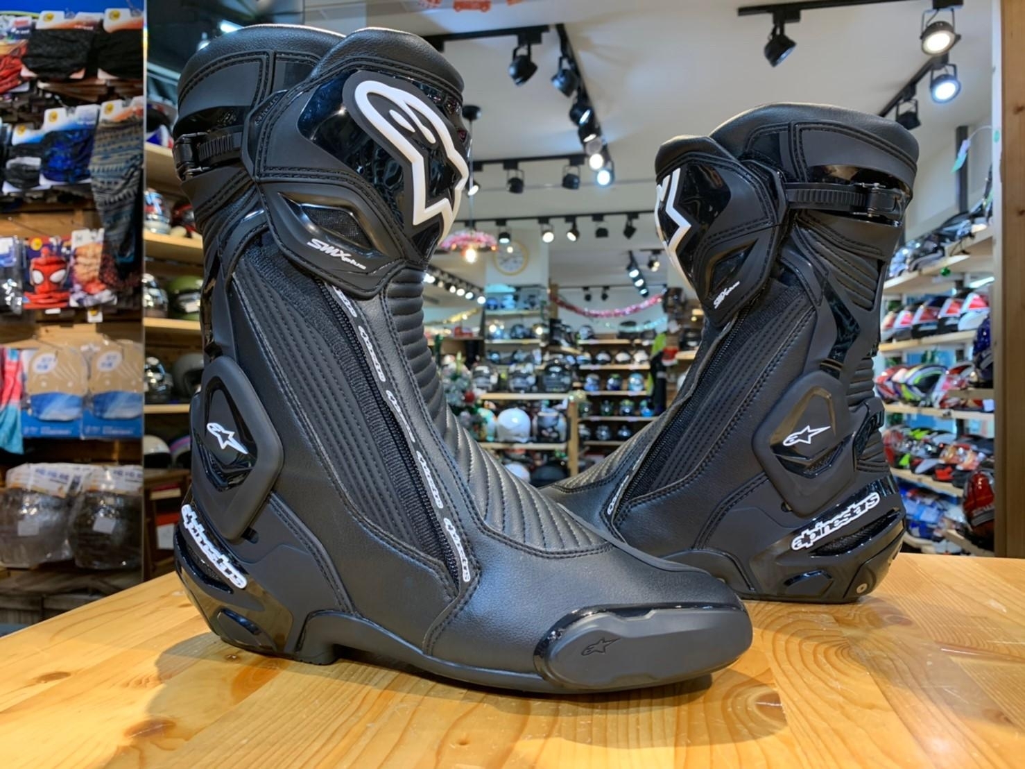 ALPINESTARS SMX PLUS V2 BLACK 黑 車靴