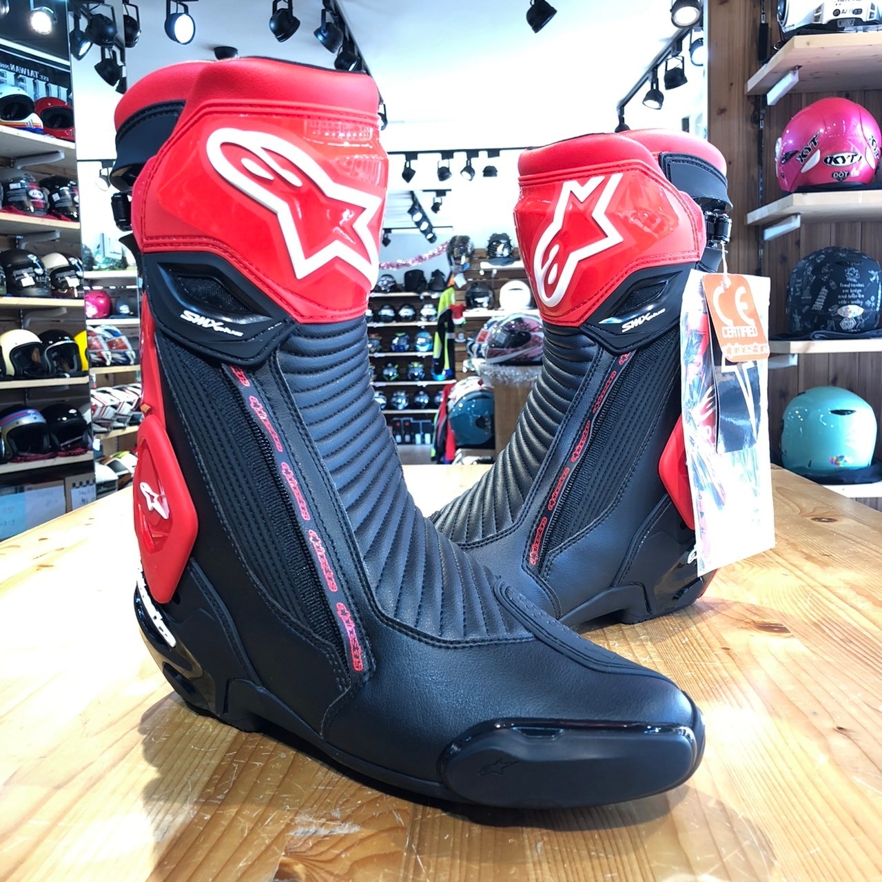 ALPINESTARS SMX PLUS V2 BLACK/RED 黑紅 車靴