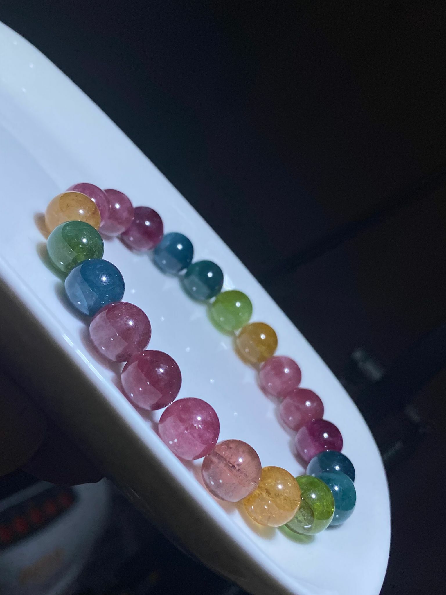 大珠彩虹碧璽9-9.3mm (B)