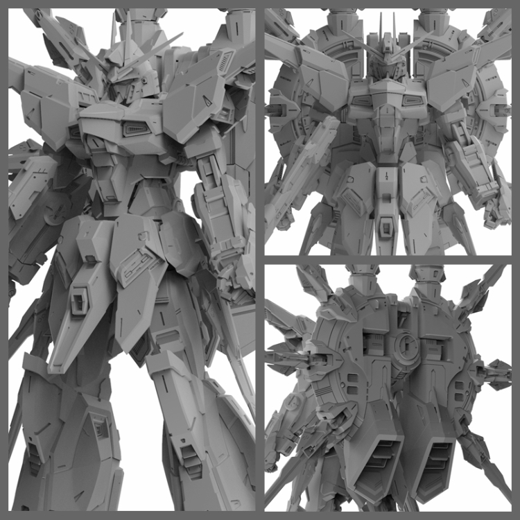 AC Studio 1/35 RX-93-v2 Hi-v Gundam Head Bust Full Resin Kit