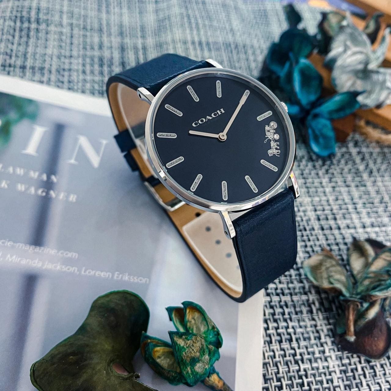 【Coach】經典馬車時尚晶鑽腕錶 CO14503850 (36mm)  現代鐘錶