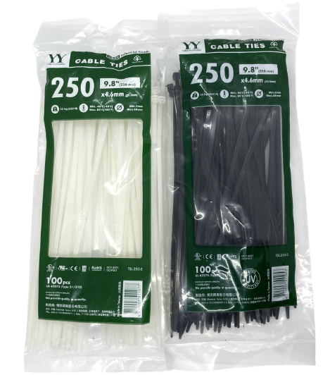 紮線帶(黑/白)CV-250*4.6mm